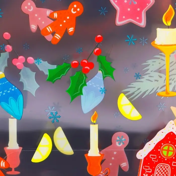 Коробка подарочная новогодняя складная ПВХ «Новогоднее настроение» 11×8×2 см Коробка подарочная новогодняя складная ПВХ «Новогоднее настроение» 11×8×2 см