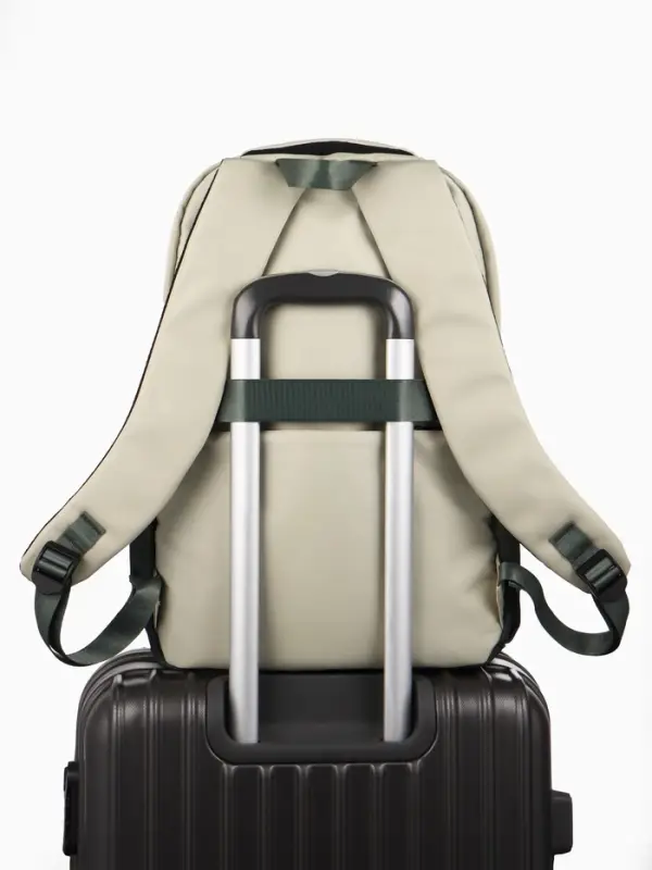 Рюкзак школьный, 2 отделения, 5 карманов, 33&times;17&times;47 см, зелёный