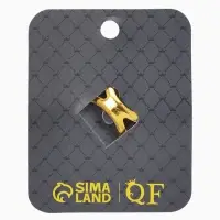 Кольцо для платка "Цветок в круге", цвет белый в чернёном золоте Кольцо для платка "Цветок в круге", цвет белый в чернёном золоте