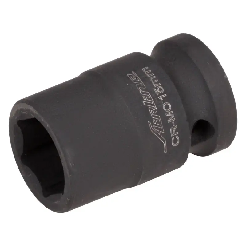 Головка ударная торцевая 1/2"DR шестигранная 15мм, L=38мм