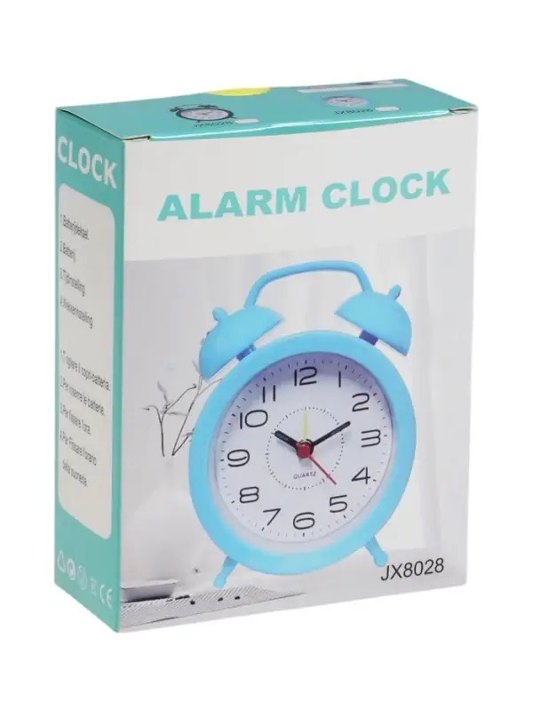 Часы - будильник настольные &laquo;Смайл&raquo;, дискретный ход, 9&times;12 см, 1хАА, жёлтые