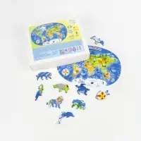 Пазл деревянный "Планета Земля" PZL-81