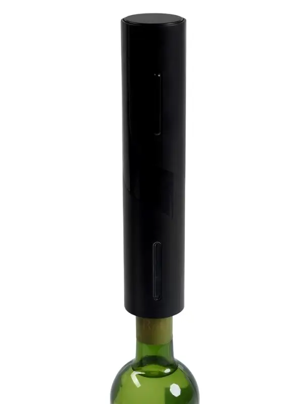 Набор сомелье электрический LSH-04, пробка, аэратор, штопор, от батареек, чёрный