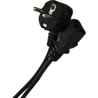 Кабель комп -> розет 220V (угловая Евровилка) 3Gx0,5mm2 3м iOpen ACE021-3M