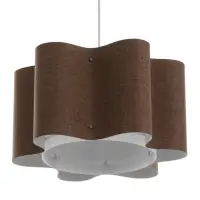 Светильник подвесной BayerLux &laquo;Лаура&raquo;, Е27 15 Вт, шоколадный, 52&times;52&times;26-126 см