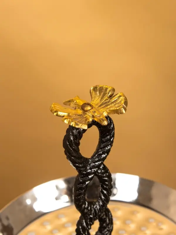 Фруктовница 2-ярусная Фруктовница 2-ярусная "Крю" 18х18х30 см, нержавеющая сталь