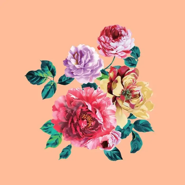 Термонаклейка «Цветы», 17×16 см Термонаклейка «Цветы», 17×16 см