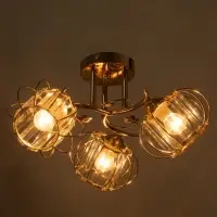 Люстра &laquo;Переливы&raquo; 3&times;40 Вт Е27 золото