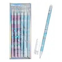 Ручка гелевая СТИРАЕМЫЕ ЧЕРНИЛА, 0.5 мм, корпус "Зайчик", стержень синий, МИКС Ручка гелевая СТИРАЕМЫЕ ЧЕРНИЛА, 0.5 мм, корпус "Зайчик", стержень синий, МИКС