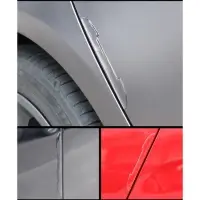 Накладка на двери, 15&times;1.7 см, противоударная, прозрачная, набор 4 шт.