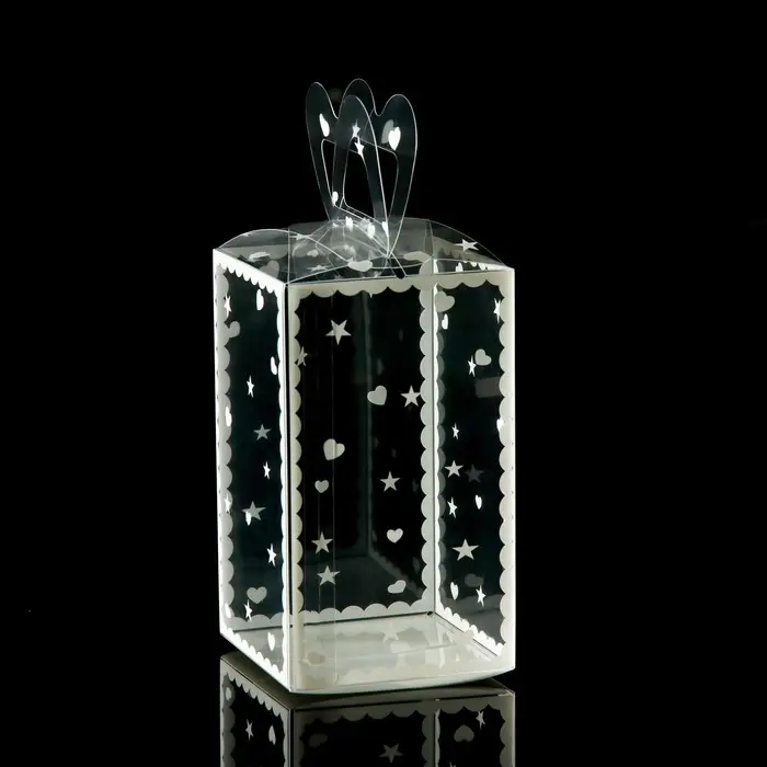 Складная прозрачная коробка из PVC, для упаковки подарков, «Сердце», 12×7×7 см Складная прозрачная коробка из PVC, для упаковки подарков, «Сердце», 12×7×7 см