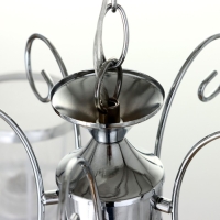 Люстра 2425/5 E27 40Вт хром 52х52х32-60 см BayerLux