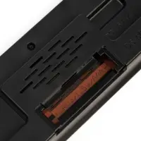Часы - будильник электронные, настольные, USB, термометр, календарь, 15&times;6.3 см, от батареек ААА