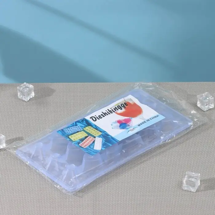 Форма для льда, 22×11×2 см, 18 ячеек, цвет МИКС Форма для льда, 22×11×2 см, 18 ячеек, цвет МИКС