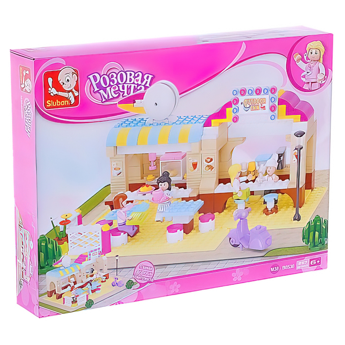 Конструктор &laquo;Розовая мечта: летнее кафе&raquo;, 257 деталей