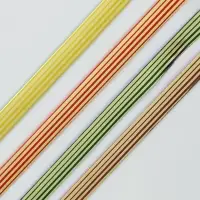 Лента упаковочная для декора и подарков, с металлическим блеском, МИКС, 1.2 см &times; 5 м&plusmn;5%