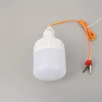 Фонарь кемпинговый, 10 Вт, SMD 2835, кабель l-1.5 м, с зажимом от 12 В, d-7 см Фонарь кемпинговый, 10 Вт, SMD 2835, кабель l-1.5 м, с зажимом от 12 В, d-7 см