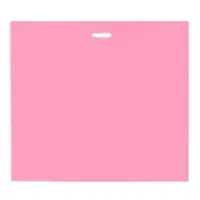 Пакет полиэтиленовый с вырубной ручкой, 64&times;60+8 60 мкм Розовый
