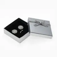 Набор подарочных коробочек 6 шт. под набор &laquo;Сияние&raquo;, 9&times;9, цвет серебро (4451030)