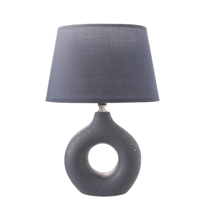 Настольная лампа с абажуром RISALUX «Анжелика», 1×40 Вт, Е14, синий, 22×22×32 см Настольная лампа с абажуром RISALUX «Анжелика», 1×40 Вт, Е14, синий, 22×22×32 см