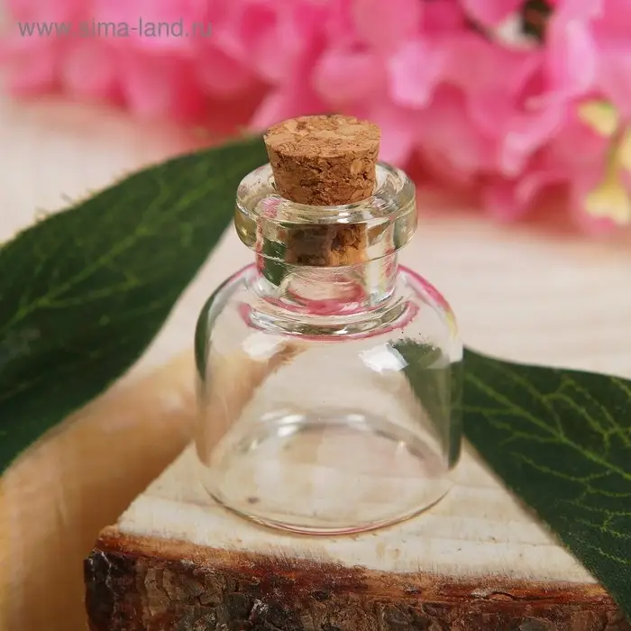 Основа для творчества и декорирования «Бутылочка», с пробкой, 3 мл Основа для творчества и декорирования «Бутылочка», с пробкой, 3 мл