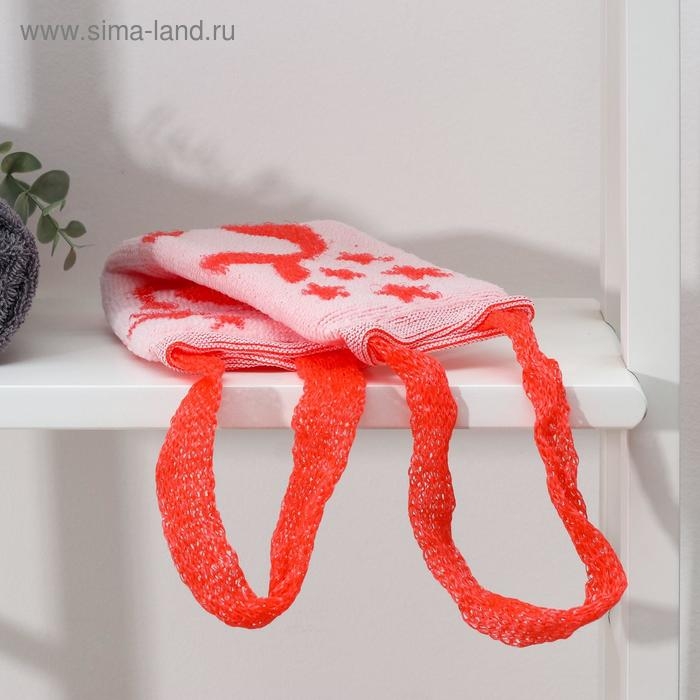 Мочалка для тела Доляна «Русалка», 11×40 см, цвет МИКС