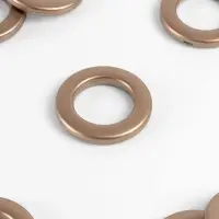 Люверсы для штор, d=3.4/5.5 см, 10 шт., цвет бронзовый