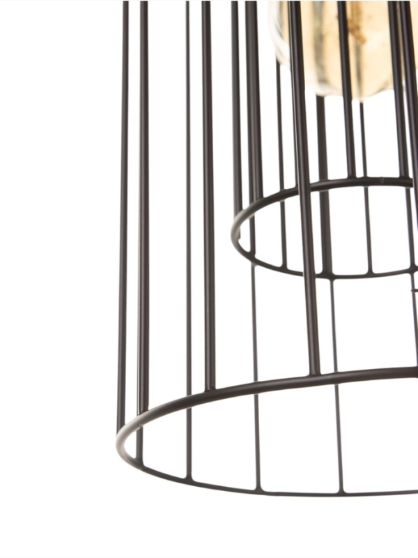 Светильник Светильник "Крит" 1х40Вт Е27 черный/коричневый 16х16х40,5(140)см