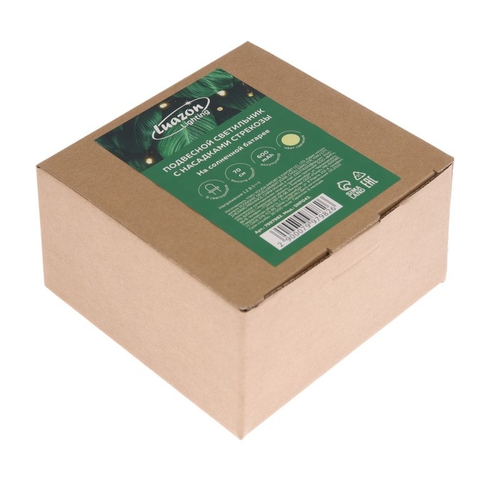 Садовый светильник на солнечной батарее «Стрекозы», 12.5×86×12.5 см, 6 LED, свечение тёплое белое Садовый светильник на солнечной батарее «Стрекозы», 12.5×86×12.5 см, 6 LED, свечение тёплое белое