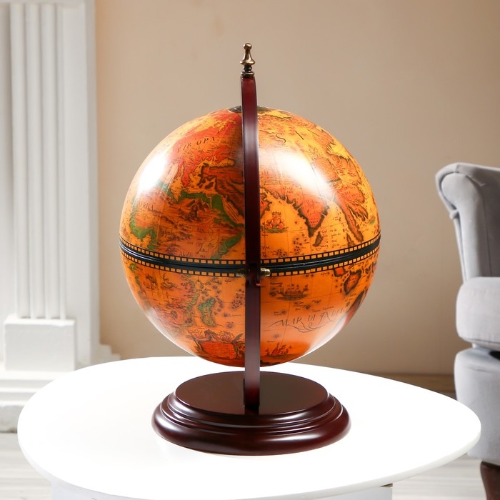 Глобус бар декоративный Глобус бар декоративный "Путешествие на край земли" 48х33х38 см