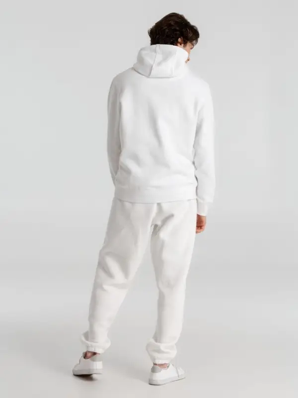 Толстовка с капюшоном унисекс King, белая, размер XS