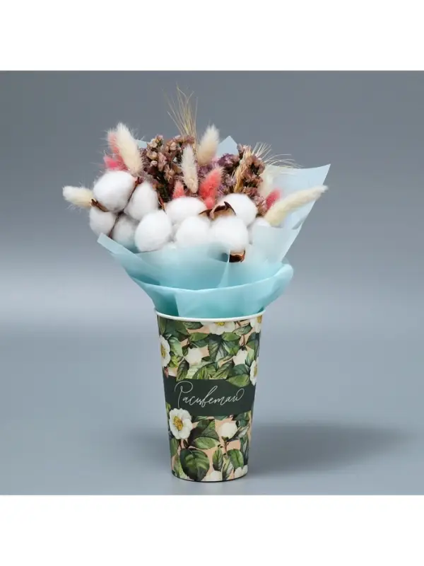 Стакан для цветов влагостойкий &laquo;Эко&raquo;, 400 мл