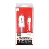 Автомобильное зарядное устройство AVS с mini USB CMN-213 (1,2А)