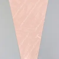 Пакет цветочный Конус, розовый, 28×9×44 см±1 см