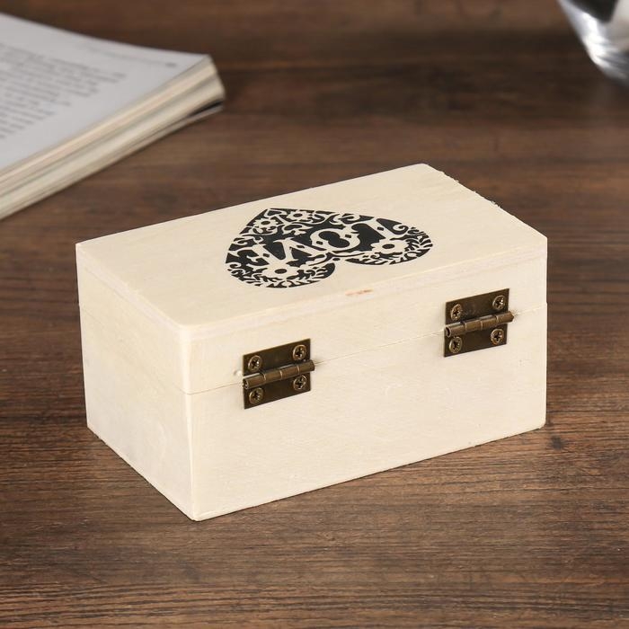 Шкатулка дерево для росписи LOVE 6х10х4,7 см Шкатулка дерево для росписи LOVE 6х10х4,7 см