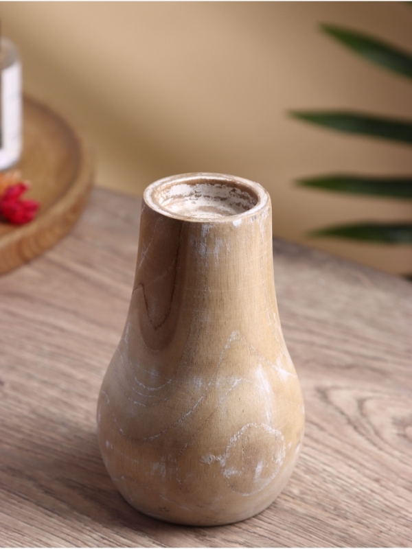 Подсвечник из дерева Джати, d 4 см, 9х9х15 см, цв. коричневый Подсвечник из дерева Джати, d 4 см, 9х9х15 см, цв. коричневый