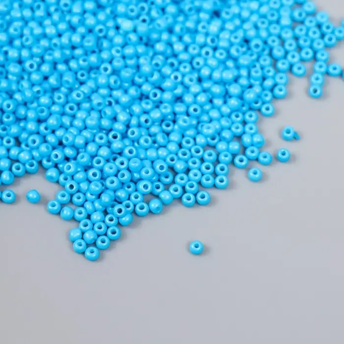 Бисер стекло 12/0  Бисер стекло 12/0 "Васильковый" 15 гр