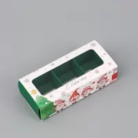 Коробка подарочная для 3 конфет &laquo;Гномики&raquo;, 13.3&times;3.3&times;5.8 см
