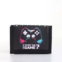 Кошелёк детский Выбражулька GAME, на липучке, чёрный