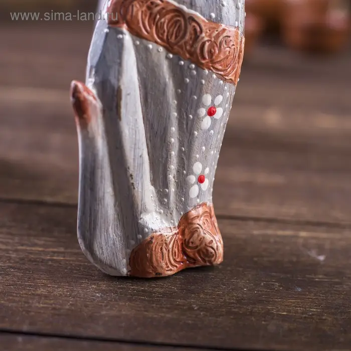 Сувенирный набор &laquo;Кошечки с полосками&raquo;, h=20 см, h=17 см, h=15 см, дерево