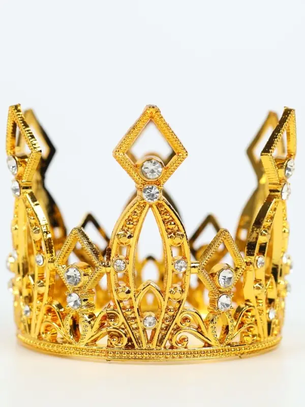 Корона для торта «Витая», цвет золото Корона для торта «Витая», цвет золото