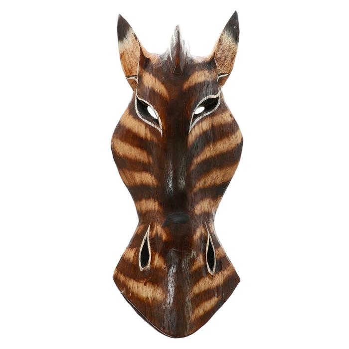 Маска дерево Маска дерево "Зебра" 30х10,5х5 см