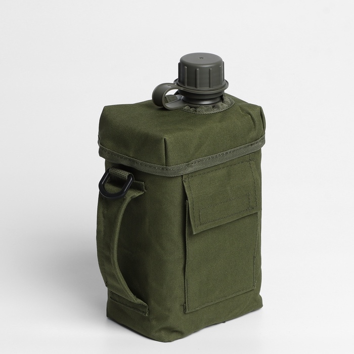 Фляжка туристическая  Фляжка туристическая "Adventure" 2 л, с чехлом, олива