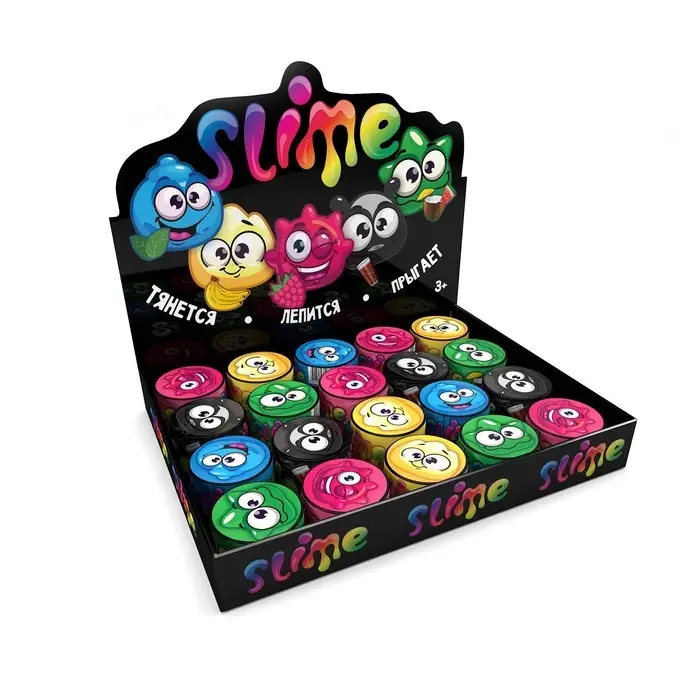 Слайм &laquo;Мини-слайм&raquo;, ароматный, тянется, лепится, прыгает, МИКС
