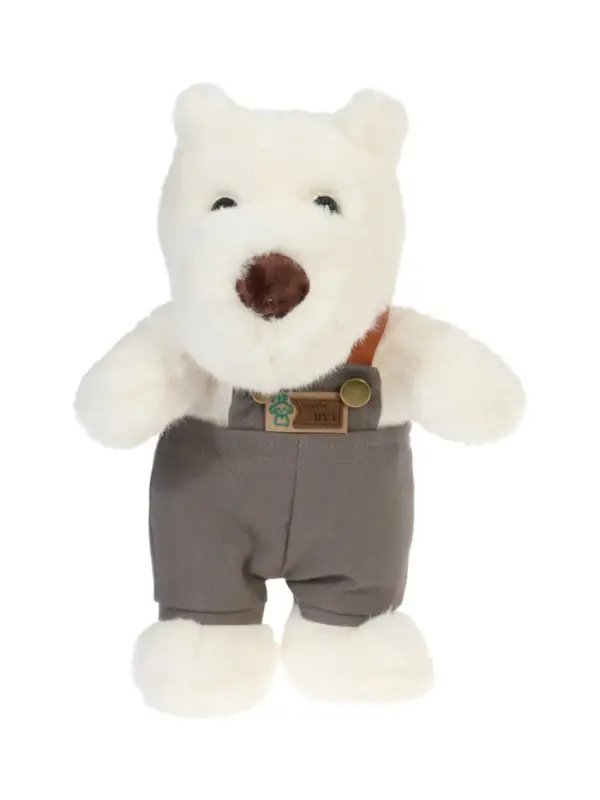 Мягкая игрушка "Пёсик в комбинезоне", 30 см