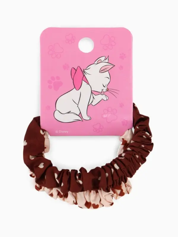 Резинка для волос &laquo;Сердечки&raquo;, набор 2 шт., Коты аристократы