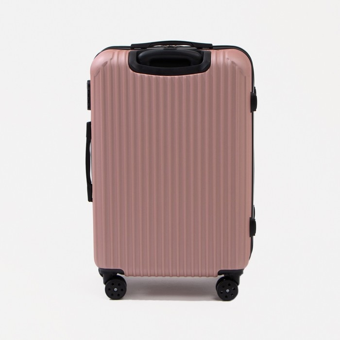 Чемодан средний 60 л (M), отдел на молнии, кодовый замок, цвет розовый Чемодан средний 60 л (M), отдел на молнии, кодовый замок, цвет розовый