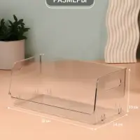 Органайзер для хранения, с ручками, 1 секция, 30&times;14&times;13 см, прозрачный