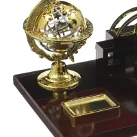 Органайзер настольный 7 в 1 (блок для бумаги, подставка для печати, карандашница, калькулятор, глобус, визитница с часами)