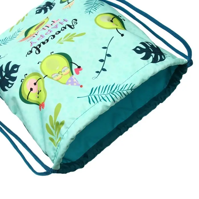 Мешок для обуви, 470 х 370 мм, «Оникс», МО-26-1, «Весёлые авокадо» Мешок для обуви, 470 х 370 мм, «Оникс», МО-26-1, «Весёлые авокадо»